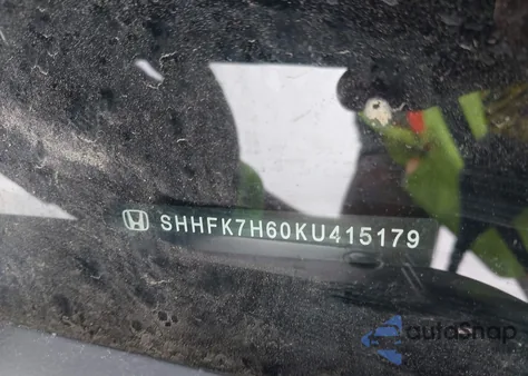 2019 Honda Civic Ex from USA, damaged, VIN SHHFK7H60KU415179